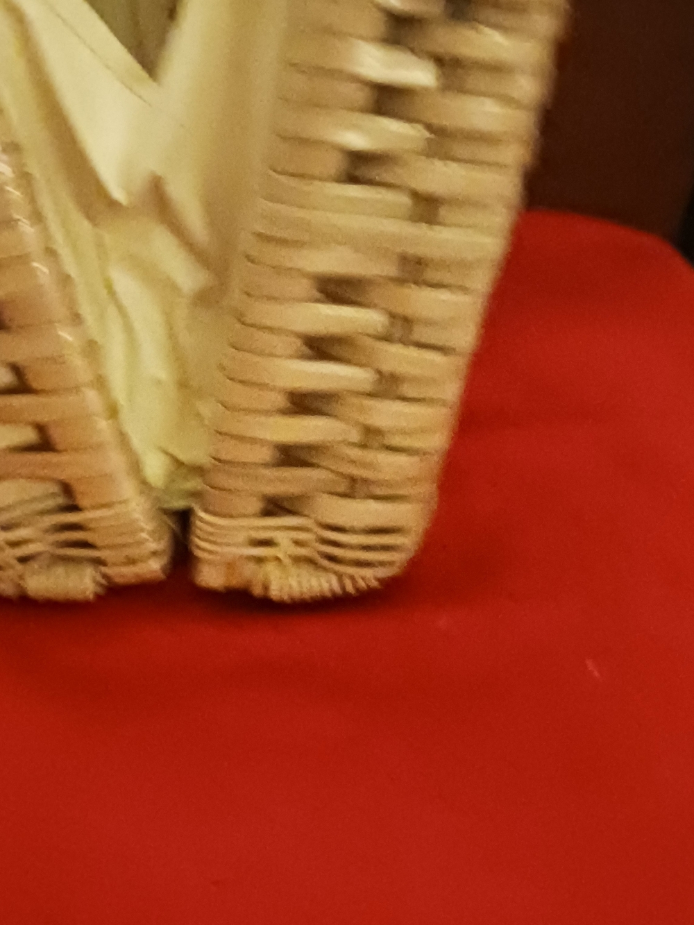 Woven Rattan Handbag - Natural Tan - Picture 7 of 7
